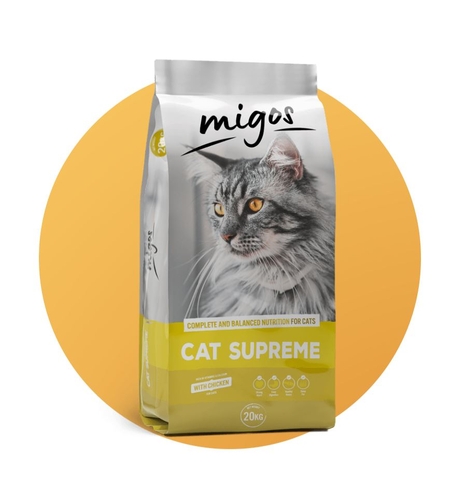 מיגוס חתול סופרים מזון לחתולים בוגרים, 20 ק