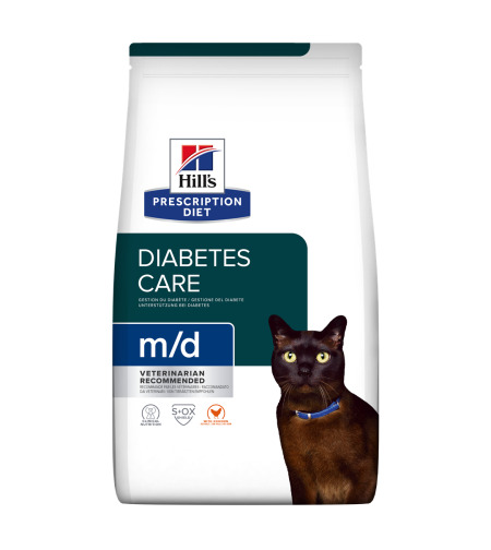 m/d | Hill's Prescription Diet דיאביטיס קייר לחתול, 3 ק
