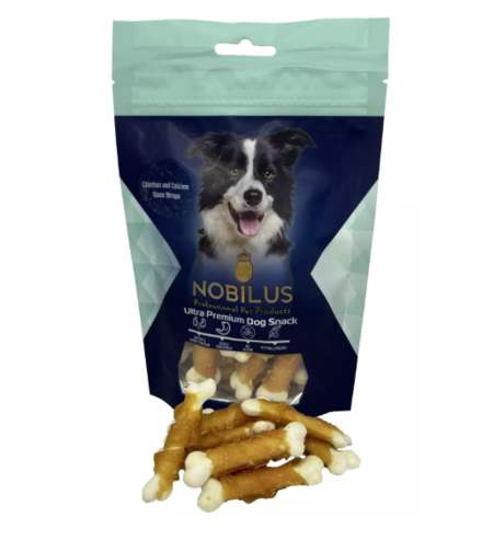 חטיף לכלב – נובילוס עוף עם עצם סידן