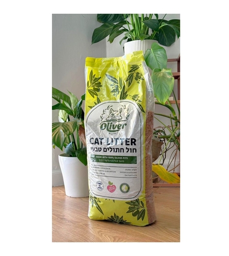 אוליבר חול חתולים אקולוגי 10 ליטר