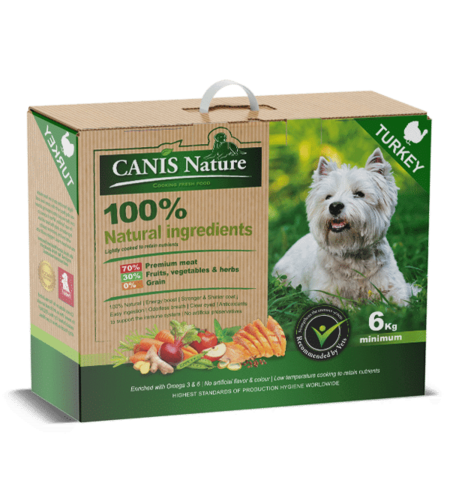 קאניס נייצ'ר הודו מזון טבעי לכלב - 6 ק