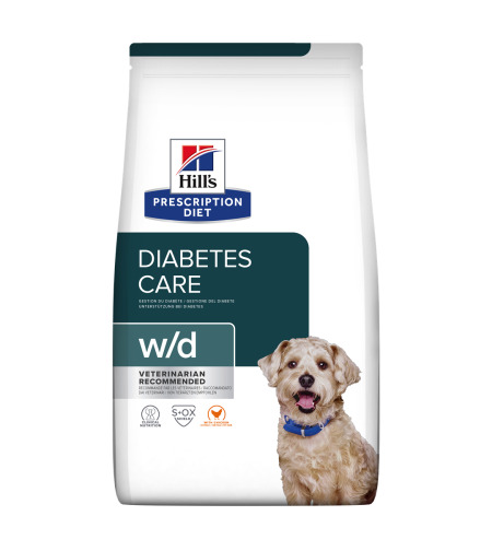 w/d | Hill's Prescription Diet דיאביטיס קייר לכלב, 10 ק
