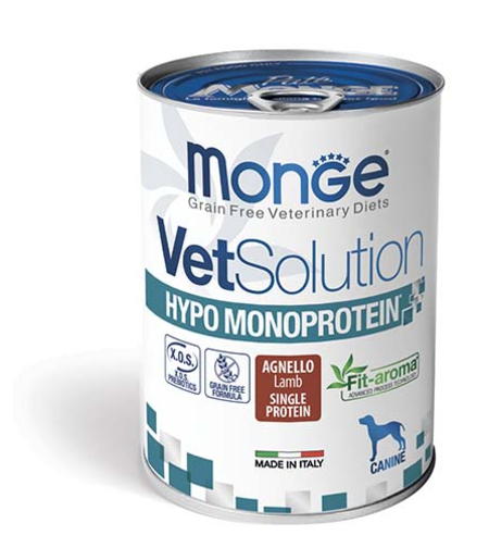 מונג שימור פחית מונו פרוטאין כבש לכלב 400 גר׳ Monge - להפחתת רגישויות ועיכול קל