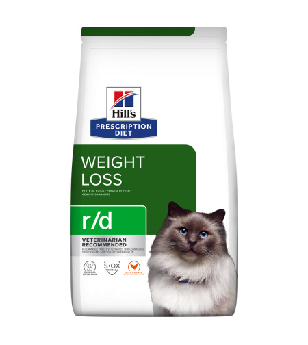 r/d | Hill's Prescription Diet הפחתת משקל לחתול, 3 ק