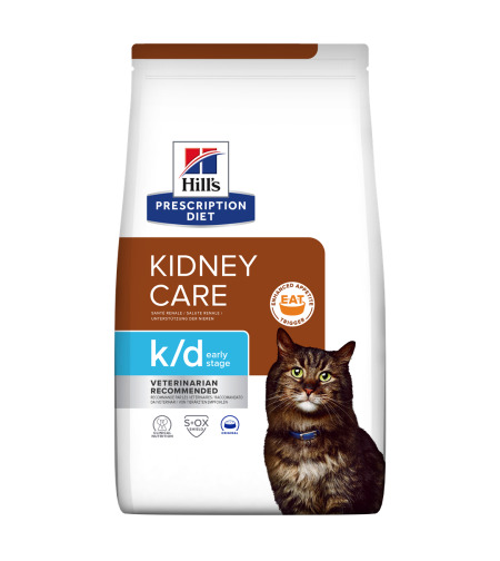 k/d Early Stage | Hill's Prescription Diet קידני קייר לחתול, 3 ק