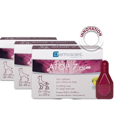 דרמוסנט ATOP 7 ספוט און כלבים 10-20 ק