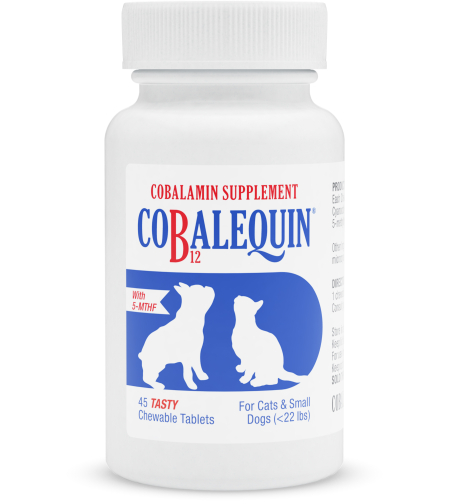 תוסף ויטמין COBALEQUIN Nutramax טבליות לכלבים קטנים ולחתולים (עד 10 ק