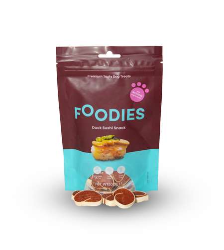 חטיף FOODIES סושי ברווז, 100 גרם - פודיס