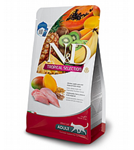טרופיקל עוף חתול 1.5 קג ND - מזון יבש לחתולים בוגרים בטעם עוף (טרופיקל)