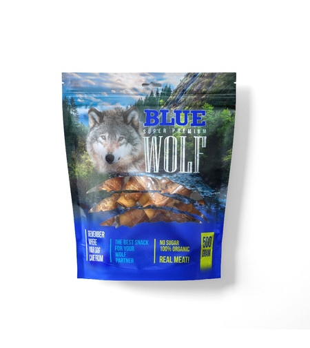 בלו וולף בשר עוף מגולגל על מקל בקר במילוי כבד ושמן זית 500 גרם