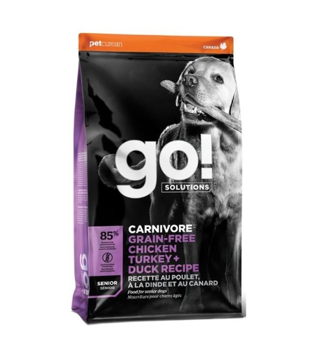 Go - גו קרניבור סניור עוף הודו וברווז 10 ק”ג