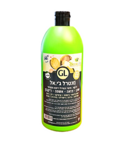 מנטרל ג'י אל לניקוי חיטוי ונטרול ריחות שתן, צואה, אשפה, ריקבון (1 ליטר)