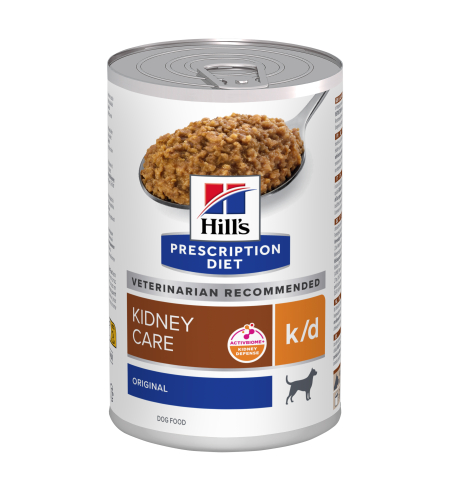 שימורי k/d | Hill's Prescription Diet קידני קייר לכלב, 350 גר' (עם עוף)