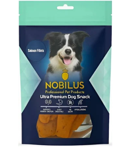 נובילוס פילה סלמון חטיף לכלב 80 גר'