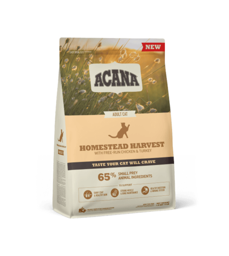 אקאנה מזון בטעם עוף לחתולים בכל שלבי החיים ACANA - משקל שק 1.8 ק