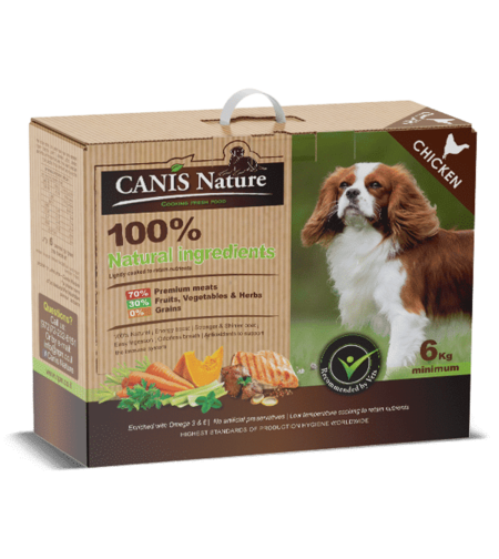 קאניס נייצ'ר עוף מזון טבעי לכלב 6 ק