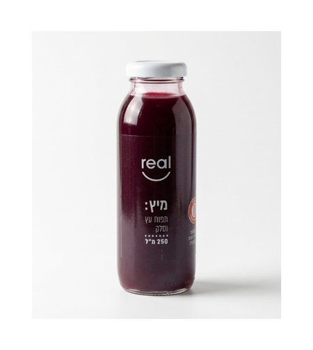 מיץ תפוח עץ וסלק טבעי | 250 מ