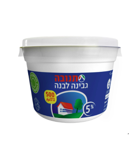 גבינה לבנה 9% – 500 גרם