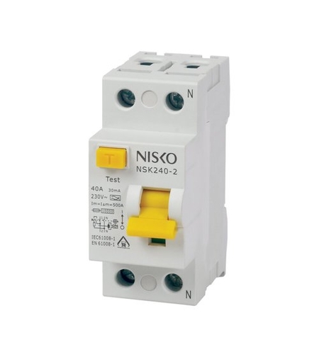 פחת חד פאזי 30MA AC NISKO 40A סדרת NS-6KA