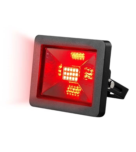 לד הצפה אדום דק שחור 230V 10W יורולוקס