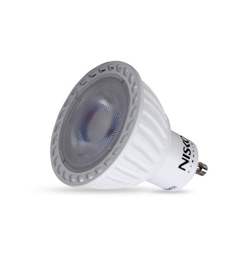 נורת דקרויקה לבנה 30° GU10 6W אור חם/קר NISKO