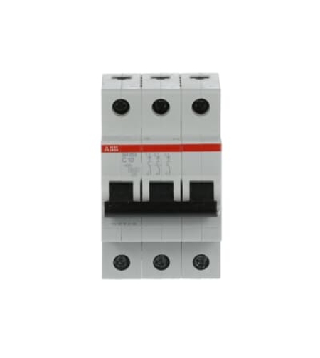 חצי אוטמט תלת פאזי 6KA ABB C10 סדרת SH203