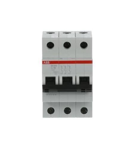 חצי אוטמט תלת פאזי 6KA ABB C16 סדרת SH203