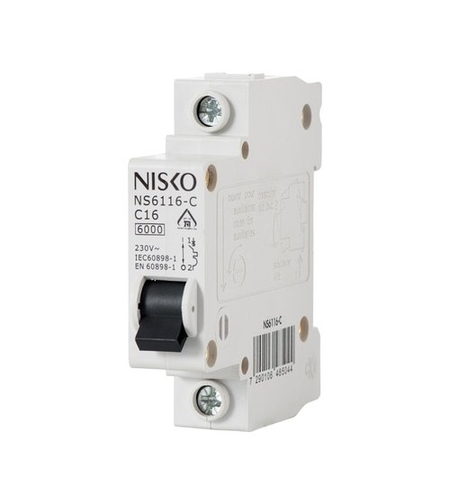 חצי אוטמט חד פאזי NISKO C10 סדרת NS-6KA