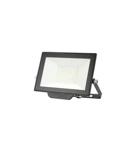 לד הצפה שחור GLOBALUX 3000K IP65 30W יורולוקס