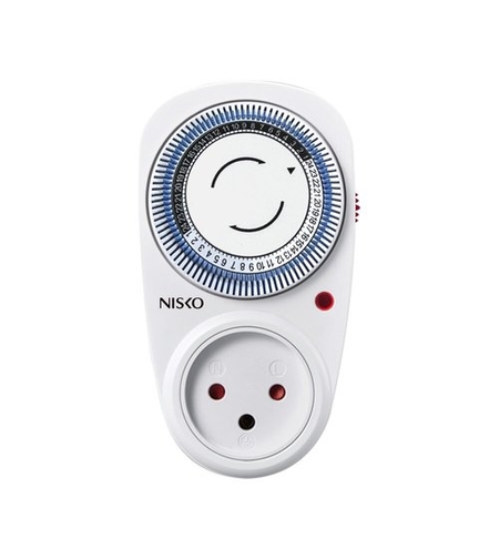 שעון שבת/טיימר לשקע לבן לימי חג ל- 48 שעות NISKO