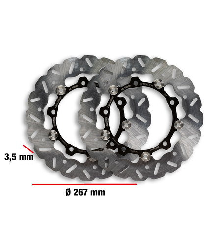 2 דיסקים בילום ק' Malossi WHOOP DISC
