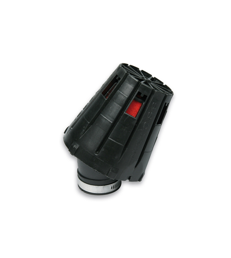 מסנן אוויר Malossi RED FILTER E5 עם מכסה שחור – חיבור 38 מ״מ לקרבורטור PHBL 20–25