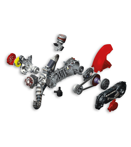 מנוע שלם Malossi RC-One 94cc Yamaha/Minarelli –&nbsp; 50 2T LC 1996–2004