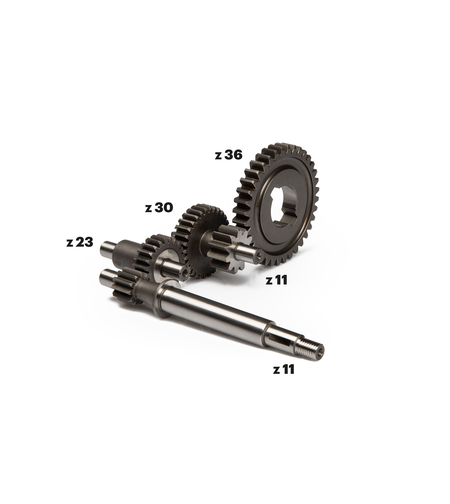 סט גלגלי שיניים Malossi HTQ – יחס ארוך 9:1 – Piaggio SI 50 2T