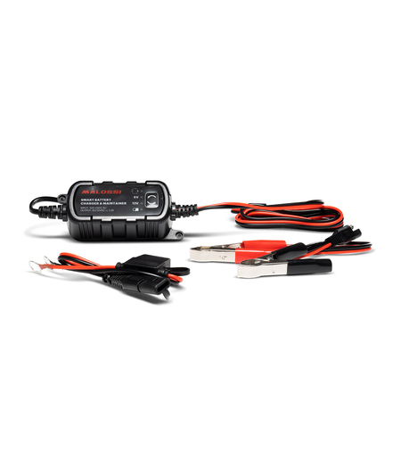 Malossi SMART BATTERY CHARGER & MAINTAINER – מטען ומתחזק מצברים חכם 6V/12V