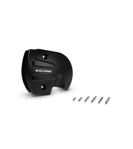 Malossi – מכסה מערכת העברה מאוורר שחור ל־Vespa GTS 300/250 2014–2024