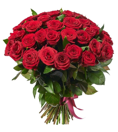 Bouquet of 55 red roses #10