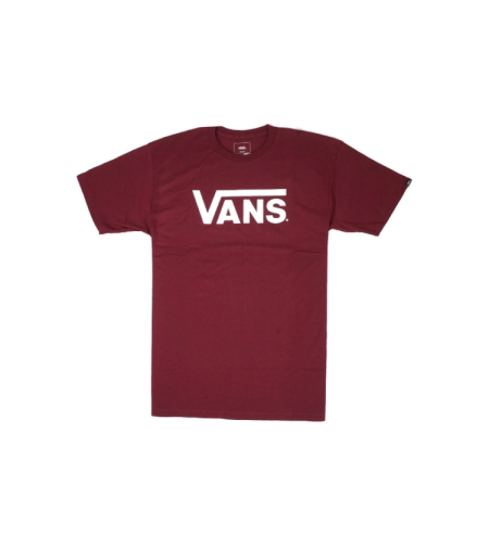 Vans - טי שירט לוגו קלאסית בבורדו