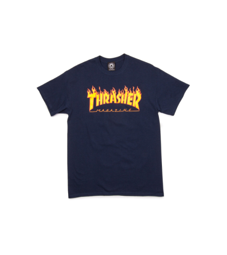Thrasher - טי שירט לוגו בכחול