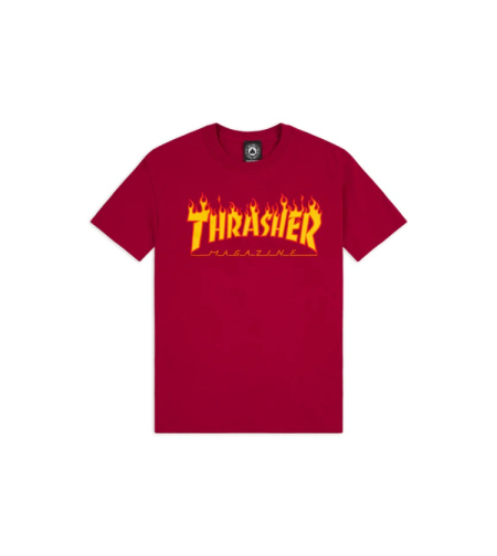 Thrasher - טי שירט לוגו באדום