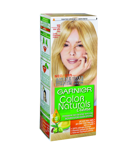 GARNIER / גרנייה - צבע לשיער COLOR NATURALS בגוון בלונד פסטל 10