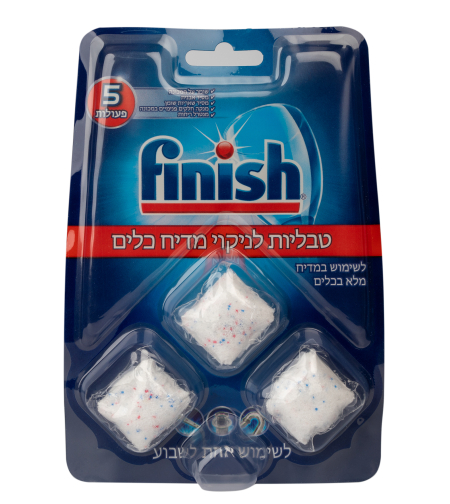 פיניש - טבליות לניקוי מדיח כלים (3 יחידות)