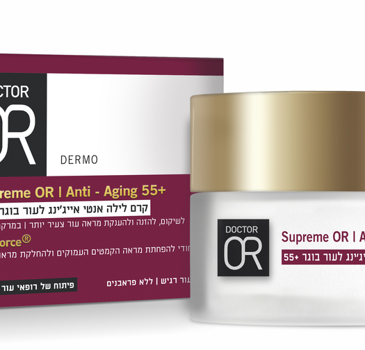 ד''ר עור / Dr. Or - קרם לילה SUPREME OR +55 אנטי אייג'ינג (55 מ''ל)