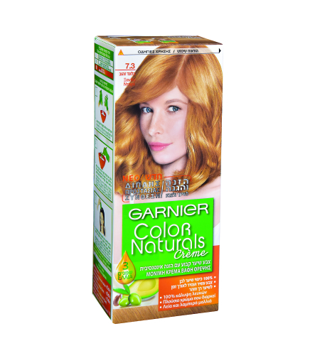 GARNIER / גרנייה - צבע לשיער COLOR NATURALS בגוון בלונד זהוב 7.3