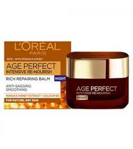LOREAL paris / לוריאל פריז - AGE PERFECT INTENSIVE RE-NOURISH קרם לילה (50 מ''ל)