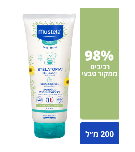 MUSTELA / מוסטלה - סטלטופיה ג'ל רחצה טיפולי (200 מ