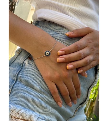 צמיד עיגול דמוי עין