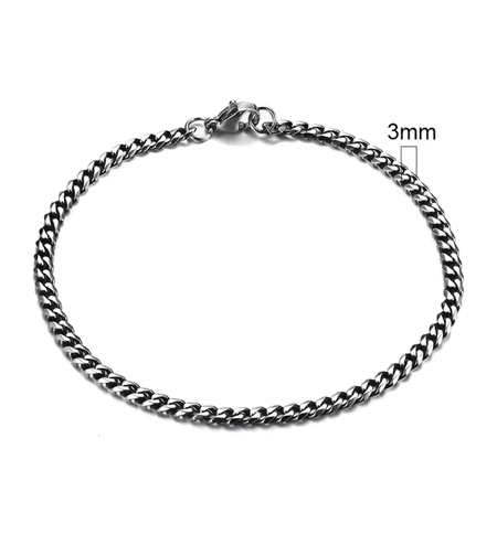 צמיד גורמט עדין כסוף