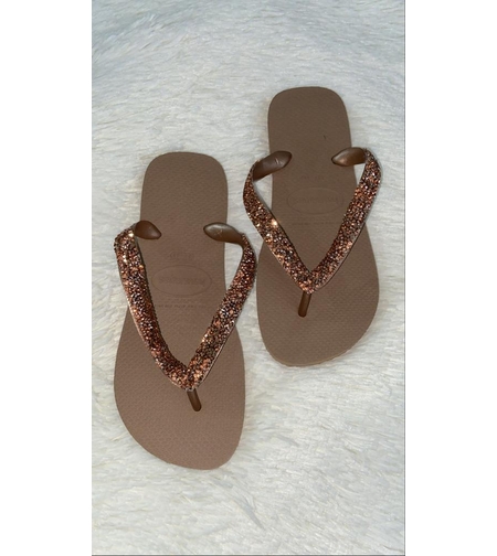 הוויאנס זהב רצועה עבה-שברי זכוכית זהב