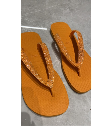 הוויאנס כתום רצועה עבה-שברי זכוכית כתום